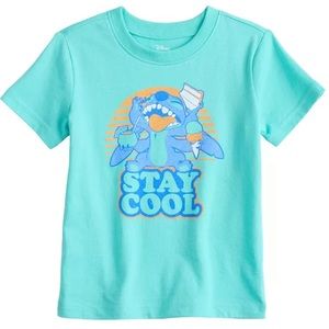 Disney Jumping Beans 3T Stitch “Stay Cool” Graphic Tee